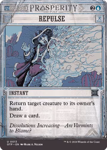 Repulse (13), Outlaws of Thunder Junction: Breaking News — Magic card price