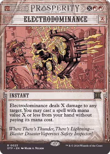 Electrodominance (23), Outlaws of Thunder Junction: Breaking News — Magic card price