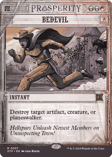 Bedevil (37), Outlaws of Thunder Junction: Breaking News — Magic card price