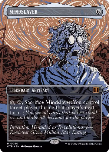 Mindslaver (Textured Foil) (80), Outlaws of Thunder Junction: Breaking News — Magic card price