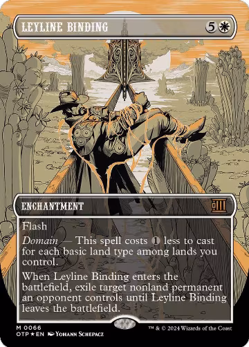 Leyline Binding (Textured Foil) (66), Outlaws of Thunder Junction: Breaking News — Magic card price