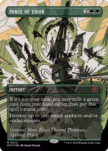 Force of Vigor (Textured Foil) (73) — card price