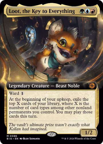 Loot, the Key to Everything (Extended Art) (86), Outlaws of Thunder Junction: The Big Score — Magic card price