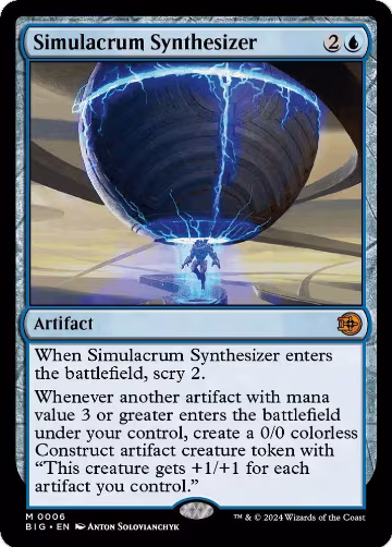Simulacrum Synthesizer (6), Outlaws of Thunder Junction: The Big Score — Magic card price