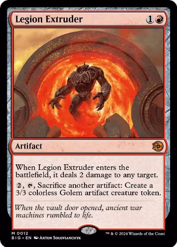 Legion Extruder (12), Outlaws of Thunder Junction: The Big Score — Magic card price