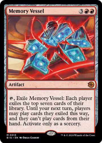 Memory Vessel (13), Outlaws of Thunder Junction: The Big Score — Magic card price