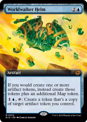 Worldwalker Helm (Extended Art) (72), Outlaws of Thunder Junction: The Big Score — Magic card price