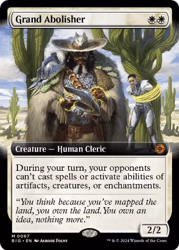 Grand Abolisher (Extended Art) (67), Outlaws of Thunder Junction: The Big Score — Magic card price