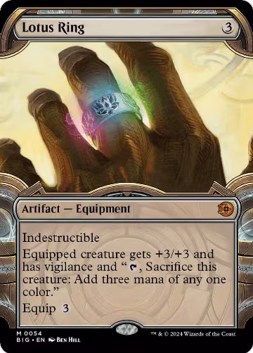 Lotus Ring (Showcase) (54), Outlaws of Thunder Junction: The Big Score — Magic card price