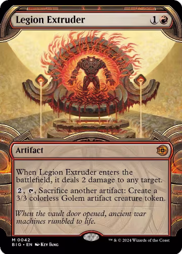 Legion Extruder (Showcase) (42), Outlaws of Thunder Junction: The Big Score — Magic card price