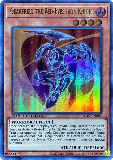 Gearfried the Red-Eyes Iron Knight (STP7-EN002) — card price
