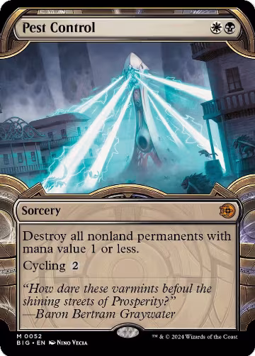 Pest Control (Showcase) (52), Outlaws of Thunder Junction: The Big Score — Magic card price