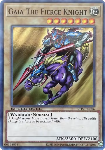 Gaia The Fierce Knight (STP7-EN006), Speed Duel: Tournament Pack 7 — Yu-Gi-Oh! card price