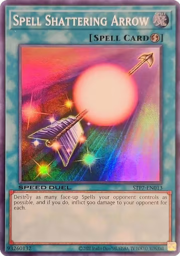 Spell Shattering Arrow (STP7-EN013), Speed Duel: Tournament Pack 7 — Yu-Gi-Oh! card price