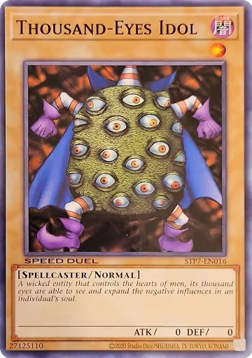 Thousand-Eyes Idol (STP7-EN016), Speed Duel: Tournament Pack 7 — Yu-Gi-Oh! card price