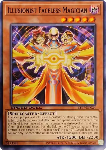 Illusionist Faceless Magician (STP7-EN024), Speed Duel: Tournament Pack 7 — Yu-Gi-Oh! card price