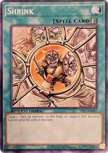 Shrink (STP7-EN027), Speed Duel: Tournament Pack 7 — Yu-Gi-Oh! card price