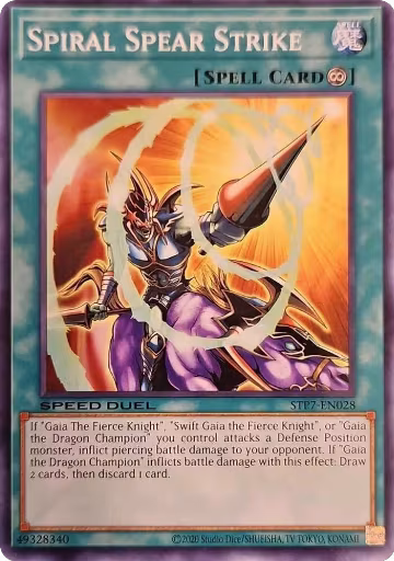 Spiral Spear Strike (STP7-EN028), Speed Duel: Tournament Pack 7 — Yu-Gi-Oh! card price