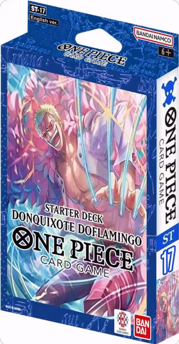 Starter Deck 17: BLUE Donquixote Doflamingo, ST-17: Starter Deck 17 BLUE Donquixote Doflamingo — One Piece sealed product price