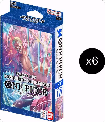 Starter Deck 17: BLUE Donquixote Doflamingo Display, ST-17: Starter Deck 17 BLUE Donquixote Doflamingo — One Piece sealed product price