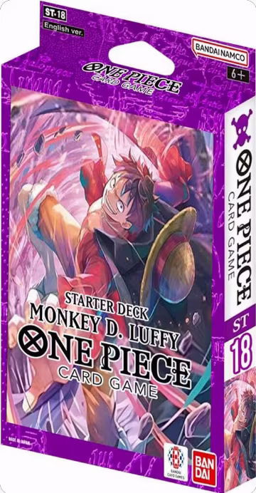 Starter Deck 18: PURPLE Monkey.D.Luffy, ST-18: Starter Deck 18 PURPLE Monkey.D.Luffy — One Piece sealed product price