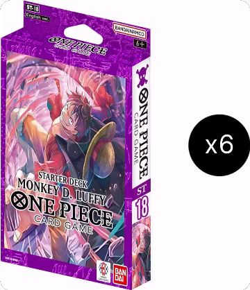 Starter Deck 18: PURPLE Monkey.D.Luffy Display, ST-18: Starter Deck 18 PURPLE Monkey.D.Luffy — One Piece sealed product price