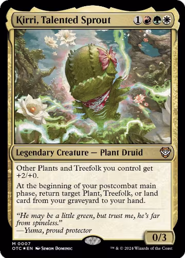 Kirri, Talented Sprout (7), Commander: Outlaws of Thunder Junction — Magic card price
