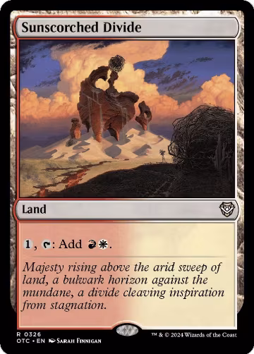 Sunscorched Divide (326), Commander: Outlaws of Thunder Junction — Magic card price
