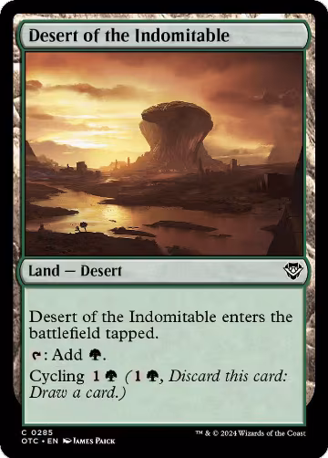 Desert of the Indomitable (285), Commander: Outlaws of Thunder Junction — Magic card price