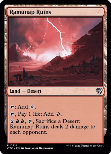 Ramunap Ruins (311), Commander: Outlaws of Thunder Junction — Magic card price