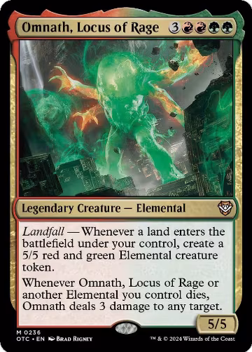 Omnath, Locus of Rage (236), Commander: Outlaws of Thunder Junction — Magic card price