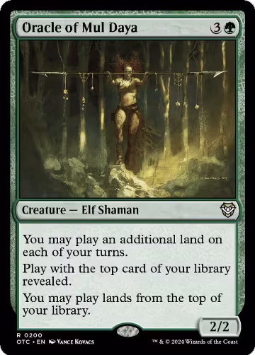 Oracle of Mul Daya (200), Commander: Outlaws of Thunder Junction — Magic card price