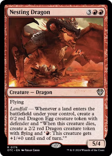 Nesting Dragon (176), Commander: Outlaws of Thunder Junction — Magic card price