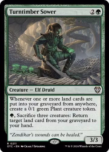 Turntimber Sower (211), Commander: Outlaws of Thunder Junction — Magic card price