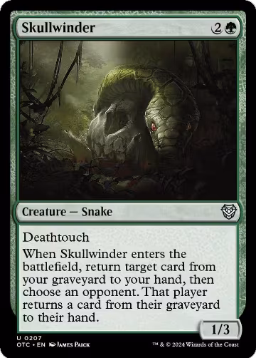 Skullwinder (207), Commander: Outlaws of Thunder Junction — Magic card price