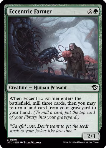 Eccentric Farmer (190), Commander: Outlaws of Thunder Junction — Magic card price