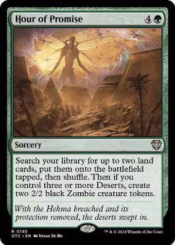Hour of Promise (195), Commander: Outlaws of Thunder Junction — Magic card price