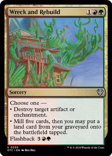 Wreck and Rebuild (250), Commander: Outlaws of Thunder Junction — Magic card price