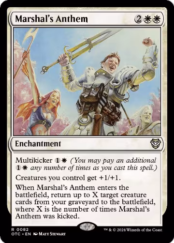 Marshal's Anthem (82), Commander: Outlaws of Thunder Junction — Magic card price