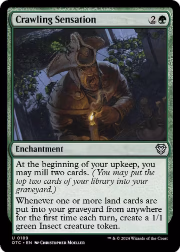 Crawling Sensation (189), Commander: Outlaws of Thunder Junction — Magic card price