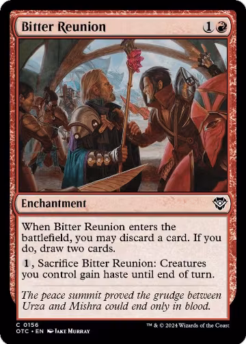 Bitter Reunion (156), Commander: Outlaws of Thunder Junction — Magic card price