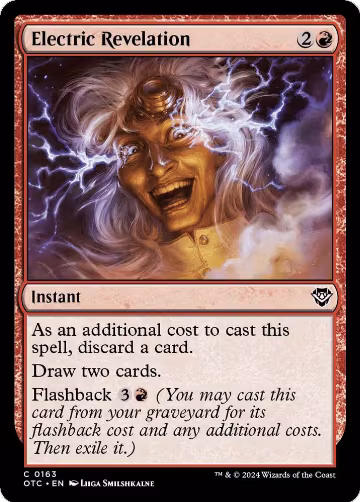 Electric Revelation (163), Commander: Outlaws of Thunder Junction — Magic card price