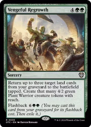 Vengeful Regrowth (35), Commander: Outlaws of Thunder Junction — Magic card price