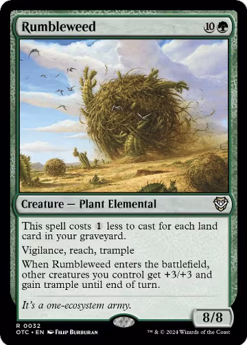 Rumbleweed (32), Commander: Outlaws of Thunder Junction — Magic card price