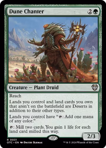 Dune Chanter (31), Commander: Outlaws of Thunder Junction — Magic card price