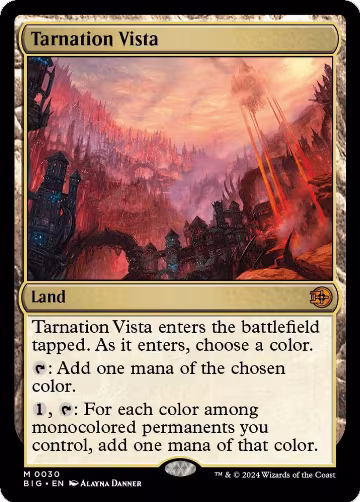 Tarnation Vista (30), Outlaws of Thunder Junction: The Big Score — Magic card price