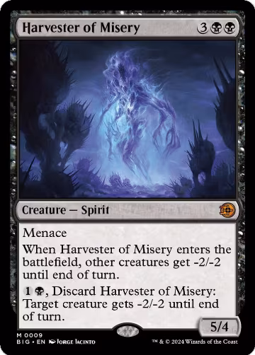 Harvester of Misery (9), Outlaws of Thunder Junction: The Big Score — Magic card price