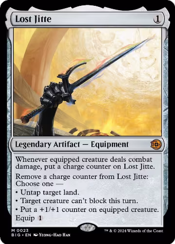Lost Jitte (23), Outlaws of Thunder Junction: The Big Score — Magic card price
