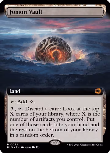 Fomori Vault (Extended Art) (94), Outlaws of Thunder Junction: The Big Score — Magic card price