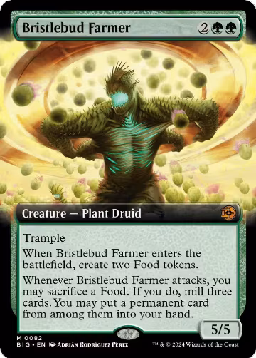 Bristlebud Farmer (Extended Art) (82), Outlaws of Thunder Junction: The Big Score — Magic card price